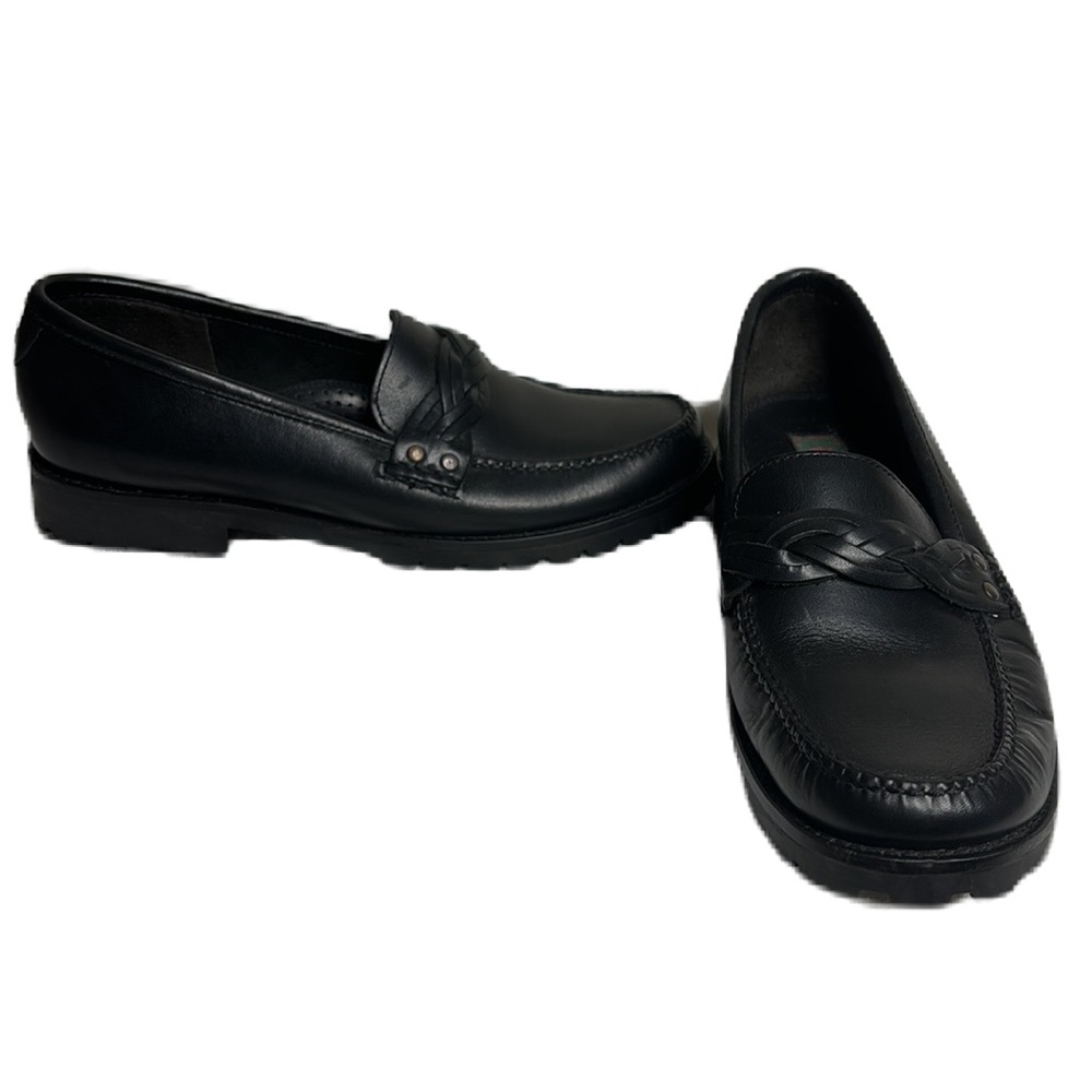 GH Bass Weejuns Calliope Leather Slip On Loafer Black